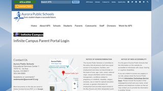 
                            1. Infinite Campus Parent Portal Login – Aurora Public Schools