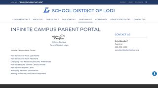 
                            7. Infinite Campus Parent Portal - School District of Lodi