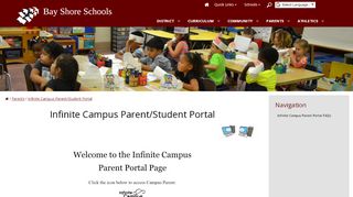 
                            11. Infinite Campus Parent/Student Portal - Bay Shore Schools