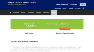 
                            9. Infinite Campus Portal / Infinite Campus