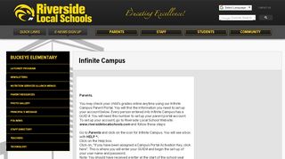 
                            3. Infinite Campus - Riverside Local Schools
