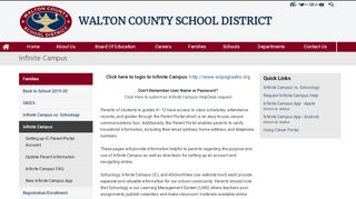 
                            10. Infinite Campus - Walton County School District