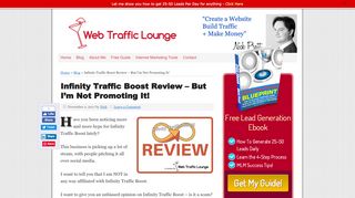 
                            2. Infinity Traffic Boost Review – But I’m Not Promoting It ...