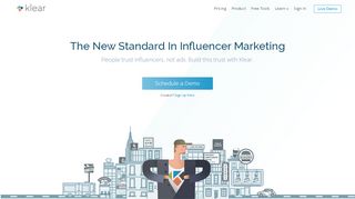 
                            1. Influencer Marketing Software | Klear