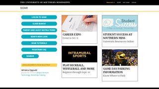 
                            1. Info Center | What's happening on campus - Southern Miss ...