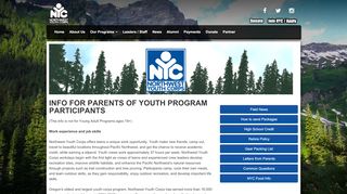 
                            5. Info for Parents - Northwest Youth Corps