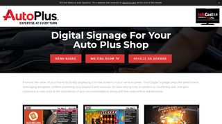 
                            3. Infocast 2.0 - Digital Signage For Auto Plus — 10 Foot Wave