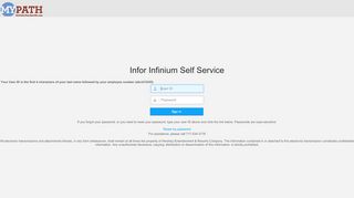 
                            1. Infor Employee Self Service - Hershey, PA