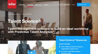 
                            10. Infor Talent Science | Human Resource …