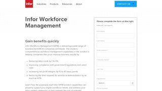 
                            5. Infor Workforce Management