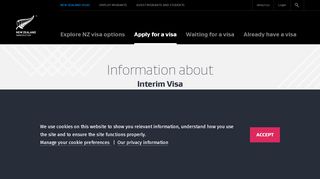 
                            9. Information about : Interim Visa | Immigration New Zealand