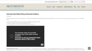 
                            4. Information About Medical Billing at Restoration Healthcare ...