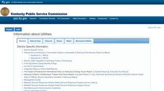 
                            6. Information about Utilities - psc.ky.gov