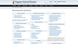 
                            9. Information for 4J Parents - Eugene School District 4J