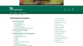 
                            9. Information for Authors - APS Journals - American ...