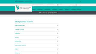 
                            4. Information for Current Students - CMR University