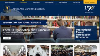 
                            4. Information for Form 3 Parents » Auckland Grammar School