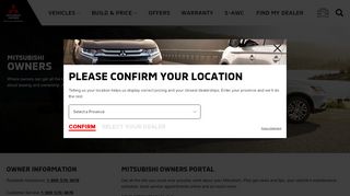 
                            8. Information for Mitsubishi Owners | Mitsubishi Canada