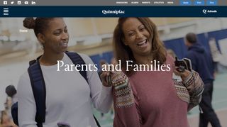 
                            2. Information for Parents and Families | Quinnipiac University