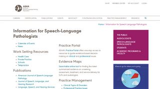 
                            5. Information for Speech-Language Pathologists (SLPs) - ASHA