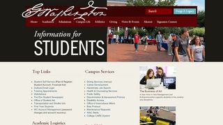 
                            2. Information for Students | Washington College