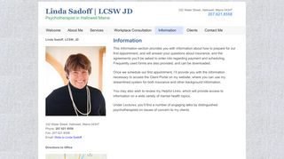 
                            8. Information | Linda Sadoff | LCSW JD