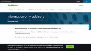 
                            2. Information-only Advisers | FundsNetwork