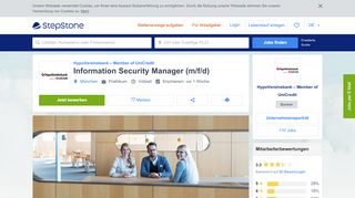 
                            7. Information Security Manager (m/f/d) - Job bei ...