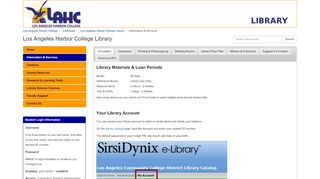 
                            5. Information & Services - Los Angeles Harbor College Library ...
