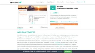 
                            9. ING-DiBa Aktiendepot Erfahrungen & Test 2019