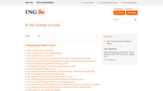 
                            2. ING Orange Account | ING