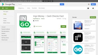 
                            2. Ingo Money – Cash Checks Fast - Apps on Google Play