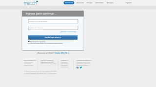 
                            8. Ingresa a tu cuenta | sitio oficial de Match: Match.com