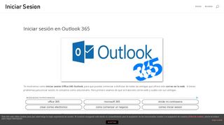 
                            5. Iniciar sesión en Outlook 365 - [𝟐𝟎𝟏𝟗]