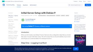 
                            9. Initial Server Setup with Debian 9 | DigitalOcean