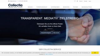 
                            11. Inkasso Service online beauftragen | Collectia GmbH