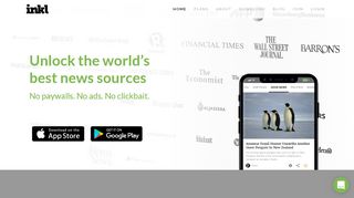 
                            8. inkl - The world's best news sources, together in one place