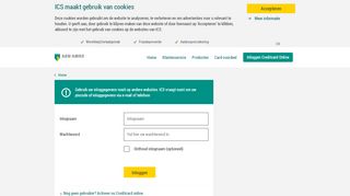 
                            6. Inloggen - ABN AMRO creditcard - Creditcard Online