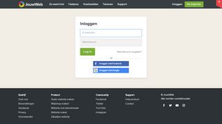 
                            1. Inloggen - JouwWeb.be