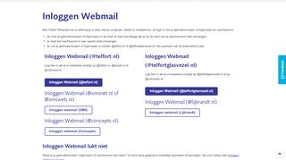 
                            2. Inloggen Webmail | Telfort