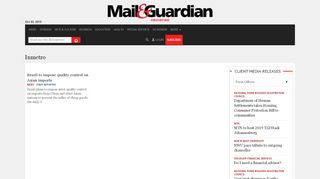 
                            5. Inmetro - Mail & Guardian