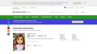 
                            6. Innerstar University - Website Review - Common Sense Media