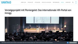 
                            10. innogy präsentiert sein neues HR Portal - VANTAiO