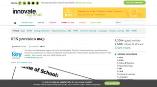 
                            8. Innovate My School - SEN provision map