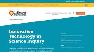 
                            2. Innovative Technology in Science Inquiry – Concord Consortium