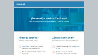 
                            4. Inscríbete como candidato - InfoJobs