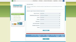 
                            8. Inscrição Online - Pronatec Voluntário