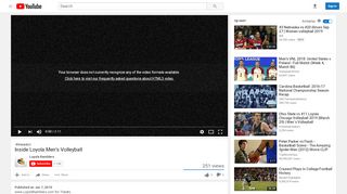 
                            7. Inside Loyola Men's Volleyball - YouTube