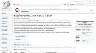 
                            3. Insolvency and Bankruptcy Board of India - Wikipedia