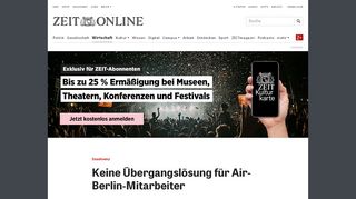 
                            6. Insolvenz : Keine Übergangslösung für Air-Berlin …